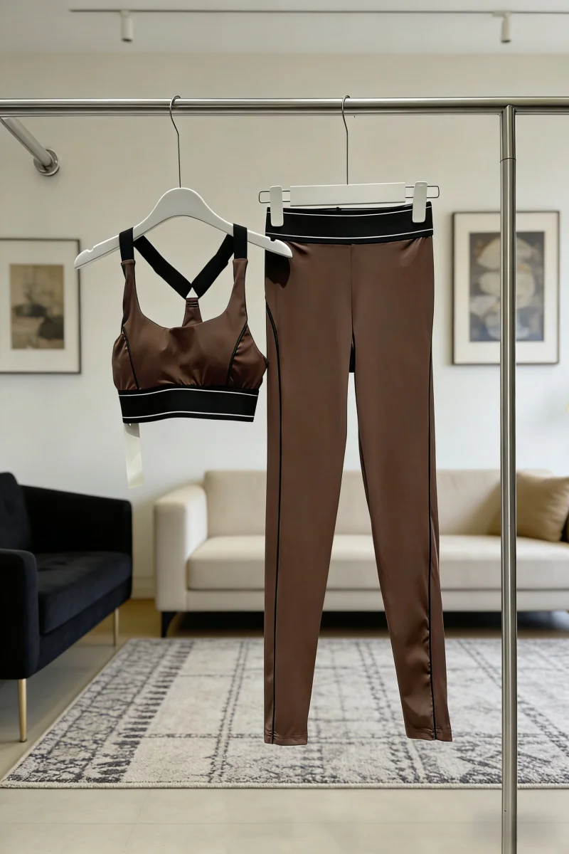 New Ladies Suit Splicing High Elastic Slim Top Tights Yoga Clothes
New Ladies Suit Splicing High Elastic Slim Top Tights Yoga Clothes