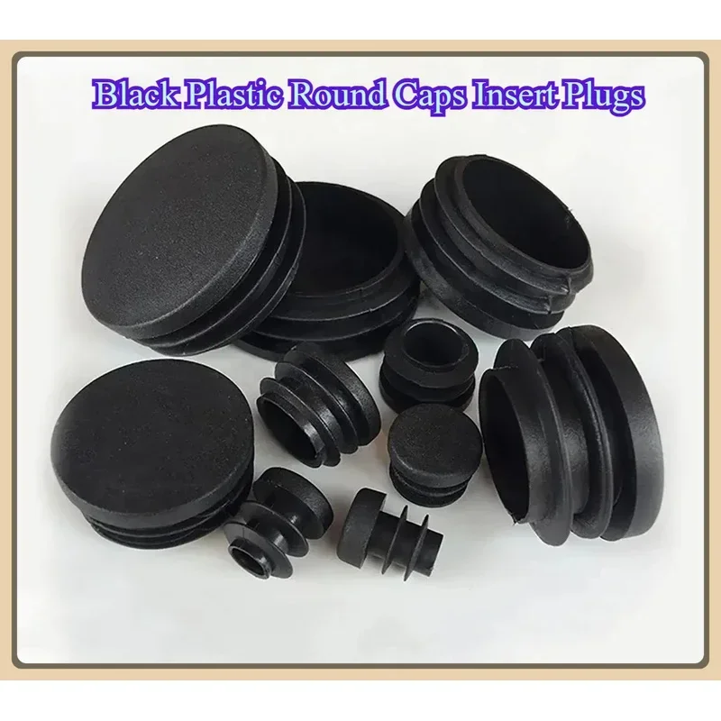 Inner Plug Protection Gasket Black Plastic Round Caps 12mm To 76mm For Pipe Bolt Furniture
Inner Plug Protection Gasket Black Plastic Round Caps 12mm To 76mm For Pipe Bolt Furniture