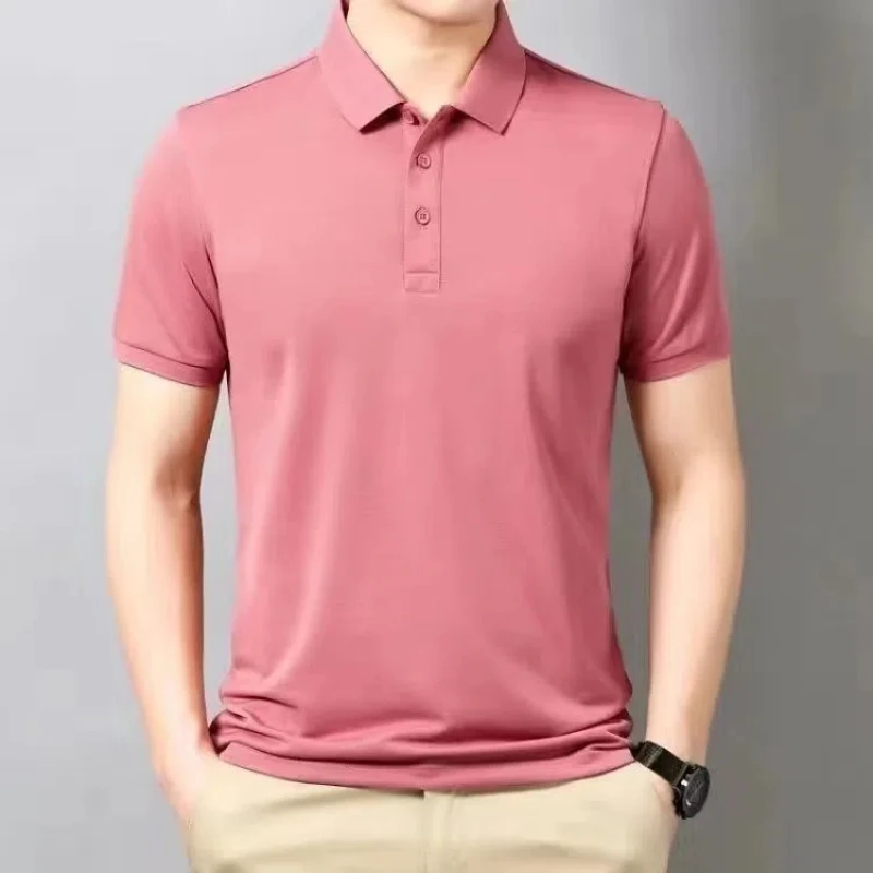 New Summer T-shirt Business Men's Half-sleeved Casual Top Slim and Loose Middle-aged
New Summer T-shirt Business Men's Half-sleeved Casual Top Slim and Loose Middle-aged