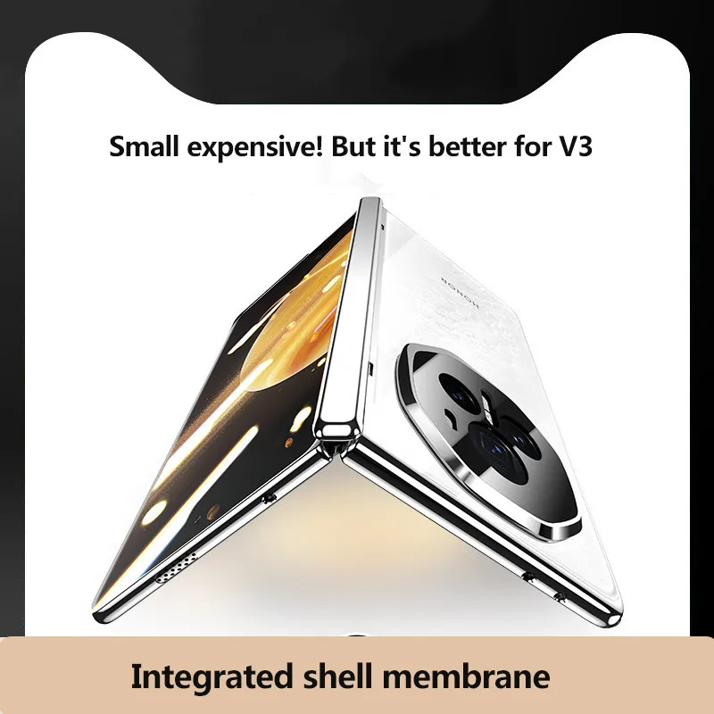 Electroplating Transparent Hinge Case For Honor Magic V3 Vs3 Metal Lens Holder Shell Film Integrated Protective Shockproof Cover
Electroplating Transparent Hinge Case For Honor Magic V3 Vs3 Metal Lens Holder Shell Film Integrated Protective Shockproof Cover