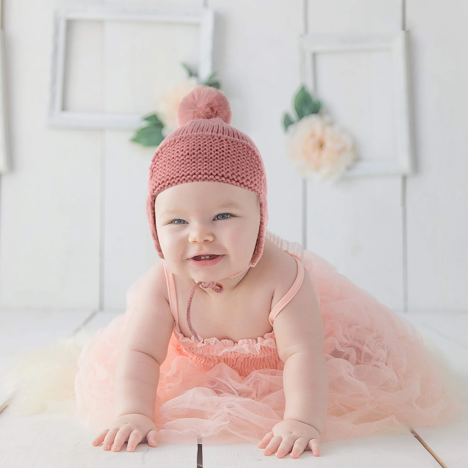 Newborn Warm Beanie With Ties Cute Knitted Design Winter Fall Soft Yarn Toddler Bonnet For Girls Boys Outdoor Play
Newborn Warm Beanie With Ties Cute Knitted Design Winter Fall Soft Yarn Toddler Bonnet For Girls Boys Outdoor Play
