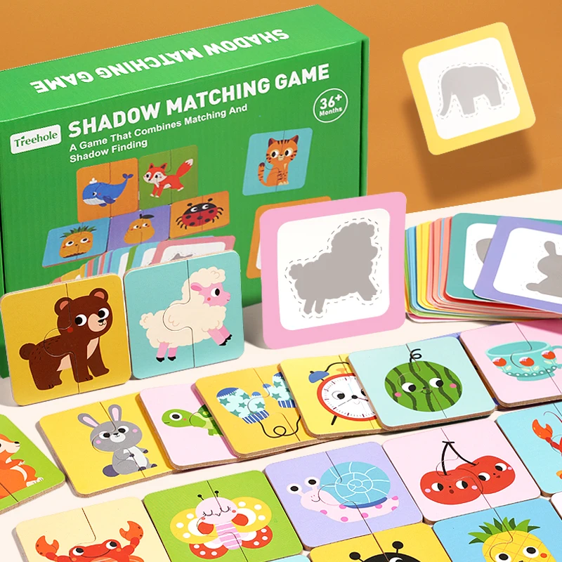 Shadow Matching Game Wooden Brain Teaser Puzzle Engaging Animal & Fruit Shape Recognition Educational Cognitive Development Toy
Shadow Matching Game Wooden Brain Teaser Puzzle Engaging Animal & Fruit Shape Recognition Educational Cognitive Development Toy