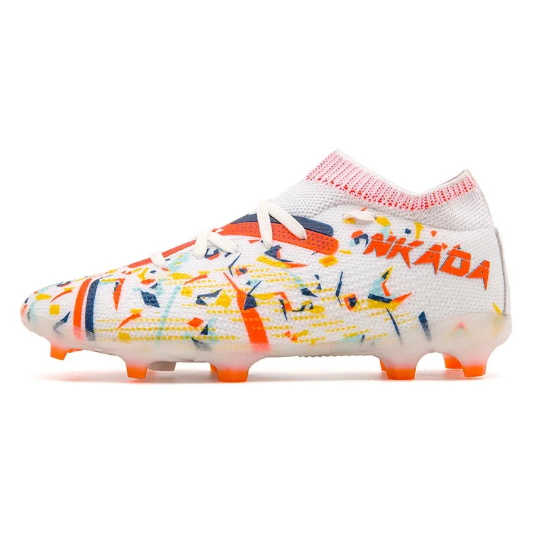 Men‘s TF/FG Football Boots High Top Soccer Shoes Comfortable Breathable Grass Non-Slip Training Sneakers Outdoor Footwears
Men‘s TF/FG Football Boots High Top Soccer Shoes Comfortable Breathable Grass Non-Slip Training Sneakers Outdoor Footwears