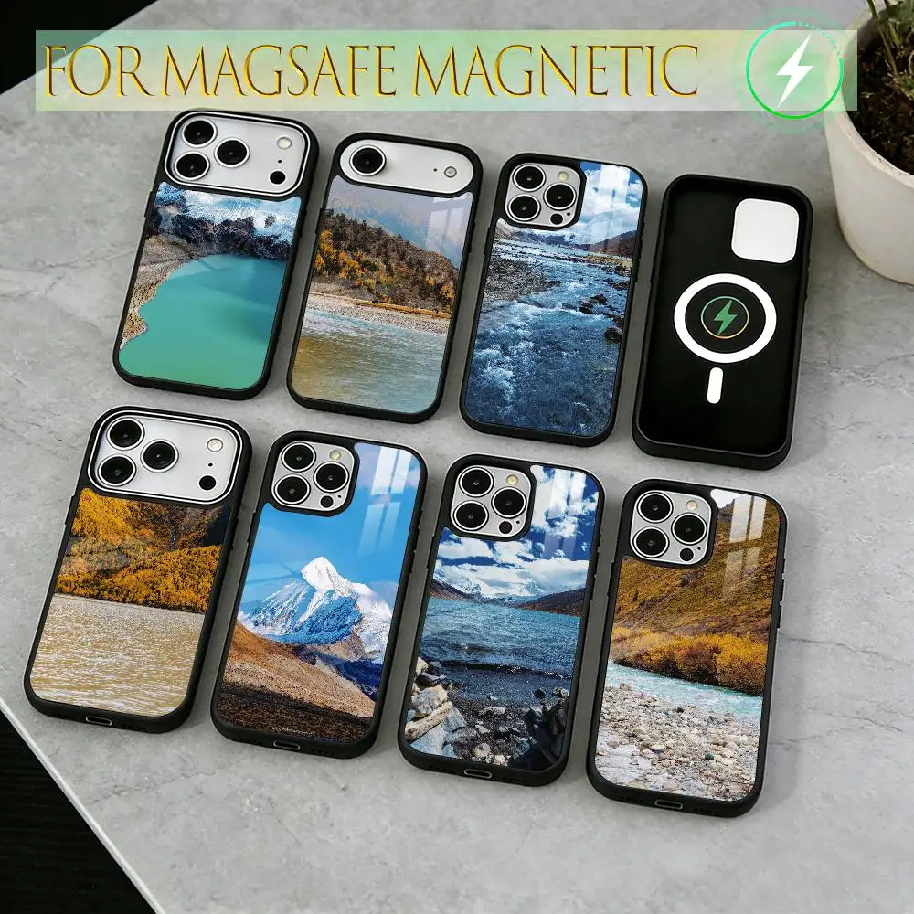 Snow mountain Phone Case For iPhone17,16,15,14,13,12,11 Plus,Pro Magnetic with Magsafe Wireless Charging
Snow mountain Phone Case For iPhone17,16,15,14,13,12,11 Plus,Pro Magnetic with Magsafe Wireless Charging