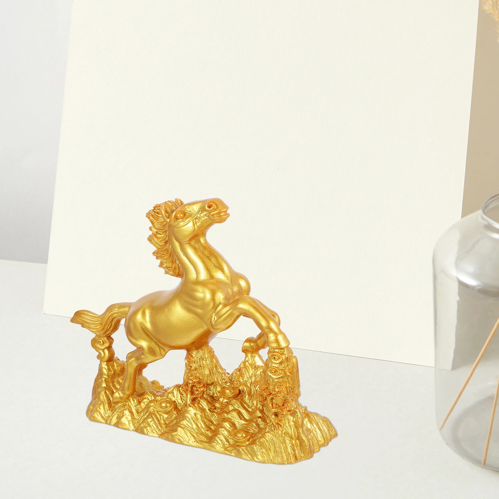 Resin Horse Statue Decor Figurine Ornaments Animal Statues Sculptures Craft Durability Longevity Desk
Resin Horse Statue Decor Figurine Ornaments Animal Statues Sculptures Craft Durability Longevity Desk