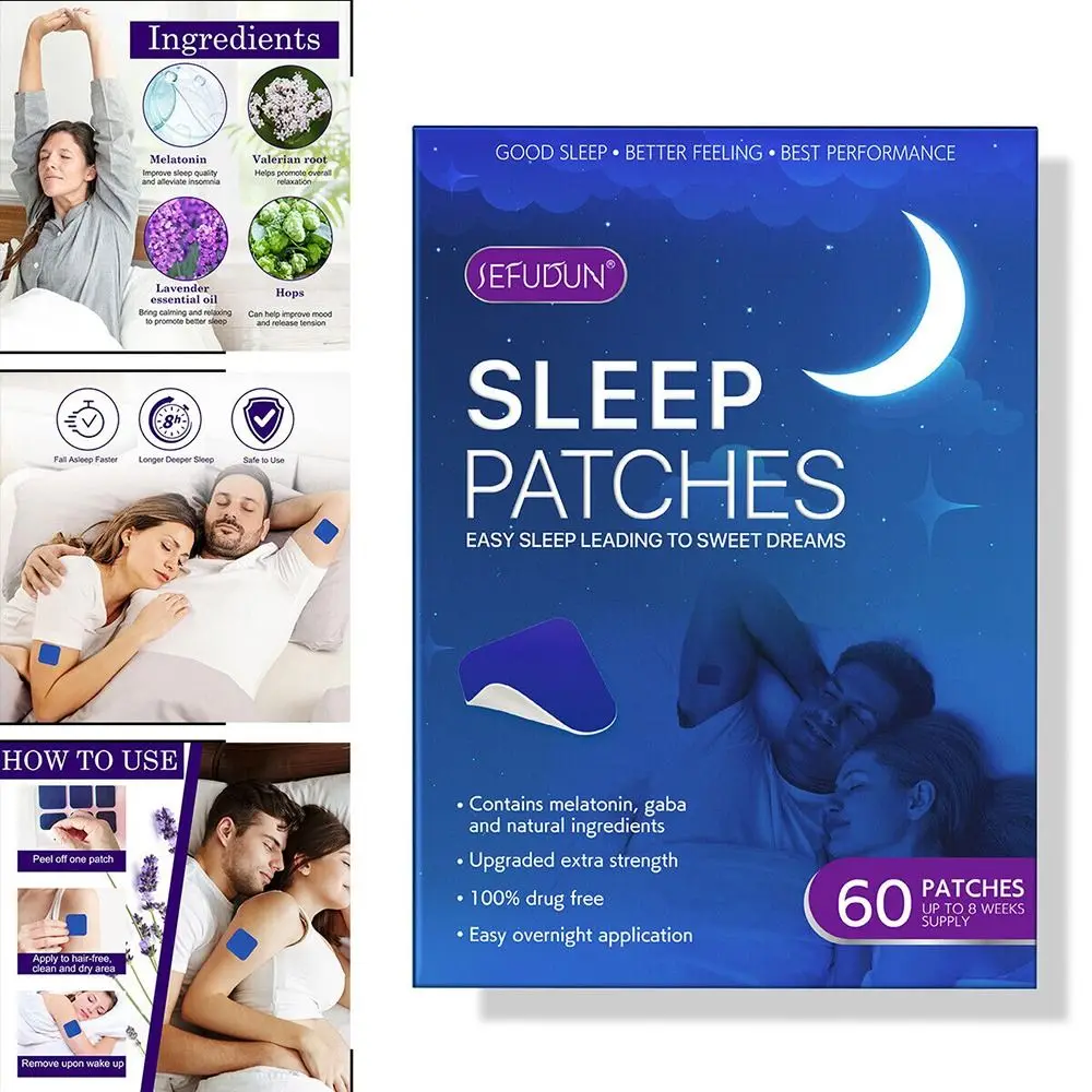 60Pcs Relieve Fatigue Sleep Patch Lavender Easy To Smear Deep Sleep Patch Relieve Headache Health Patch Sleep Aid Patch
60Pcs Relieve Fatigue Sleep Patch Lavender Easy To Smear Deep Sleep Patch Relieve Headache Health Patch Sleep Aid Patch