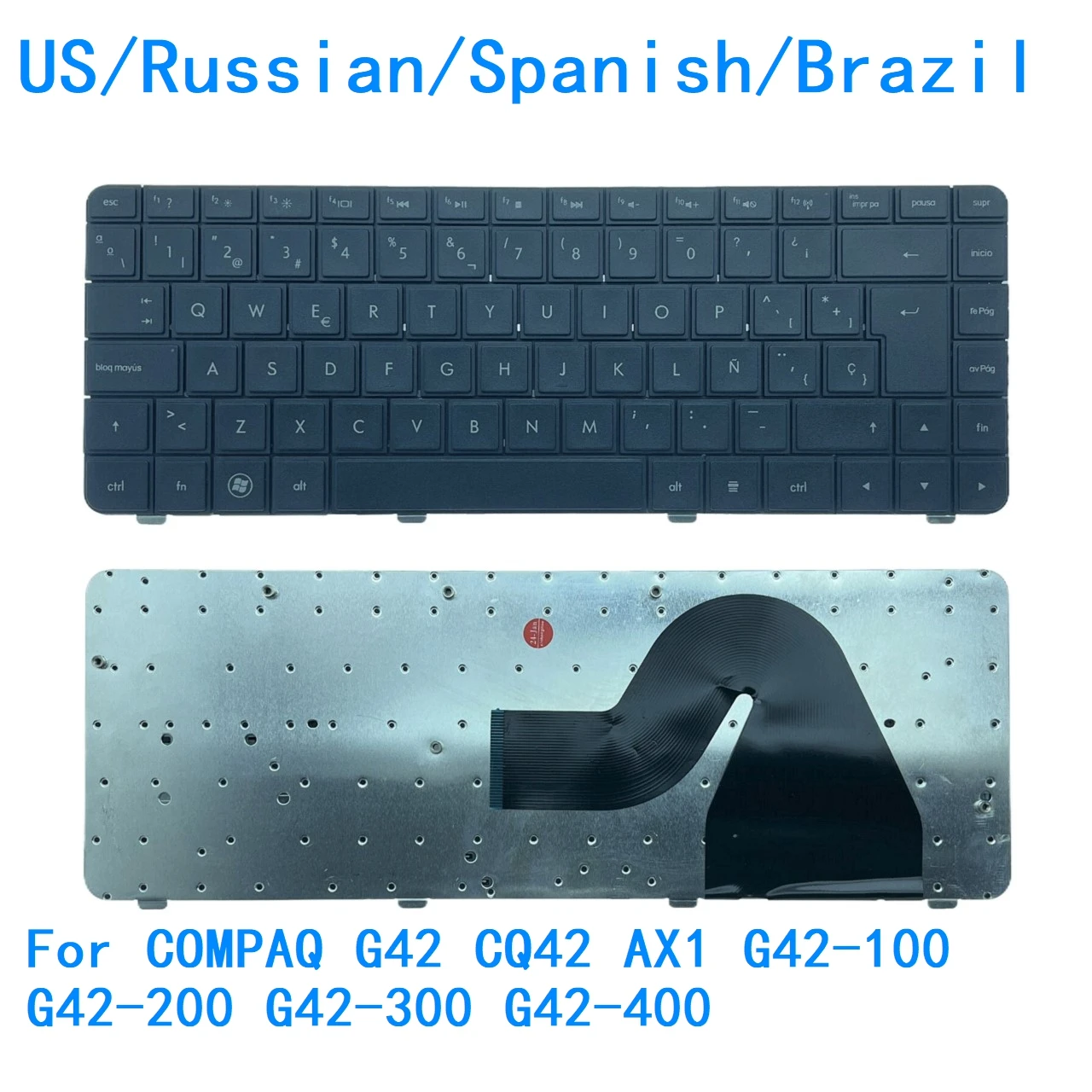 Новая американская русская испанская бразильская клавиатура для HP COMPAQ G42 CQ42 AX1 G42-100 G42-200 G42-300 G42-400
Новая американская русская испанская бразильская клавиатура для HP COMPAQ G42 CQ42 AX1 G42-100 G42-200 G42-300 G42-400