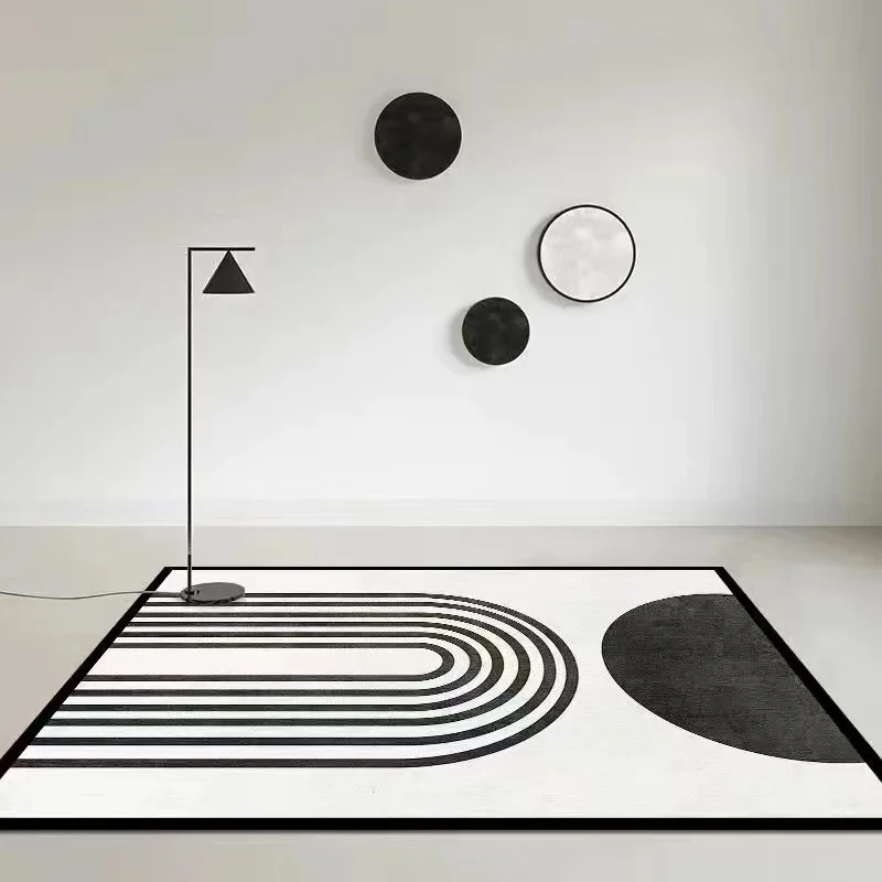Living Room Carpet Non-slip Soft Fluffy Floor Mat Abstract Geometry Bedside Rug Sofa Coffee Table Floor Mats Homestay Carpets
Living Room Carpet Non-slip Soft Fluffy Floor Mat Abstract Geometry Bedside Rug Sofa Coffee Table Floor Mats Homestay Carpets