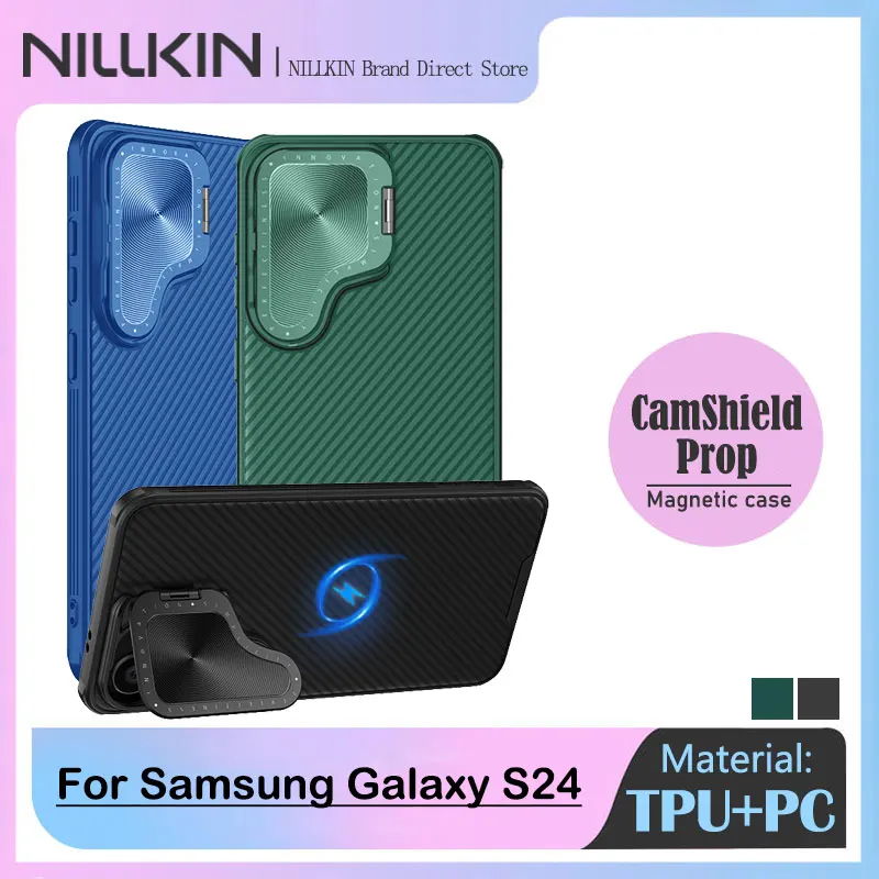 Чехол для Samsung Galaxy S24 NILLKIN CamShield, магнитный чехол из ТПУ + ПК, защитный чехол для объектива с откидной крышкой, защита от падения для S24 MagSafe
Чехол для Samsung Galaxy S24 NILLKIN CamShield, магнитный чехол из ТПУ + ПК, защитный чехол для объектива с откидной крышкой, защита от падения для S24 MagSafe