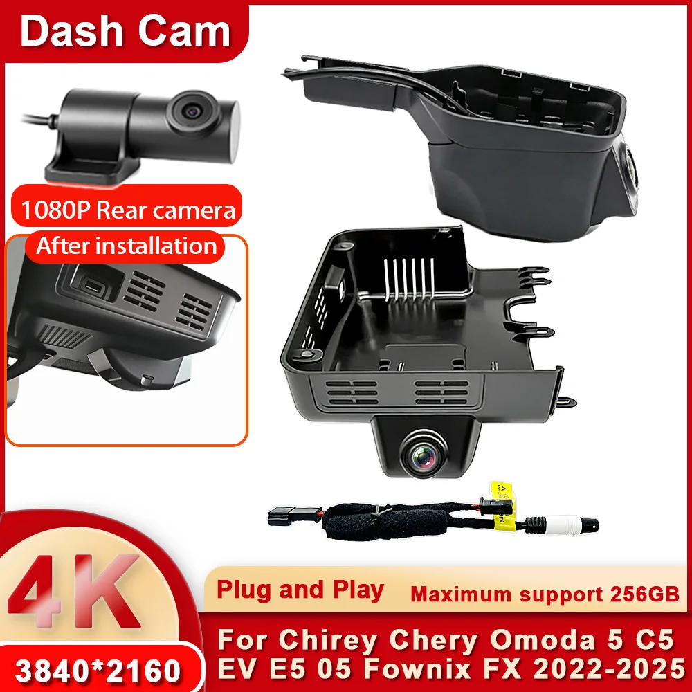 4K UHD 2160P WiFi Car DVR KXKJCAR For Chirey Omoda C5 Tiggo 7L Tiggo 8 Tiggo 4 Pro Kaiyi E5 Plug and Play Video Recorder APP
4K UHD 2160P WiFi Car DVR KXKJCAR For Chirey Omoda C5 Tiggo 7L Tiggo 8 Tiggo 4 Pro Kaiyi E5 Plug and Play Video Recorder APP