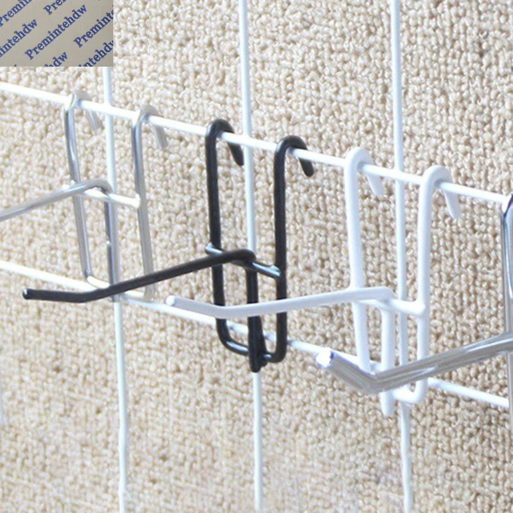 50Pcs Gridwall Mesh Hooks For Retail Displays