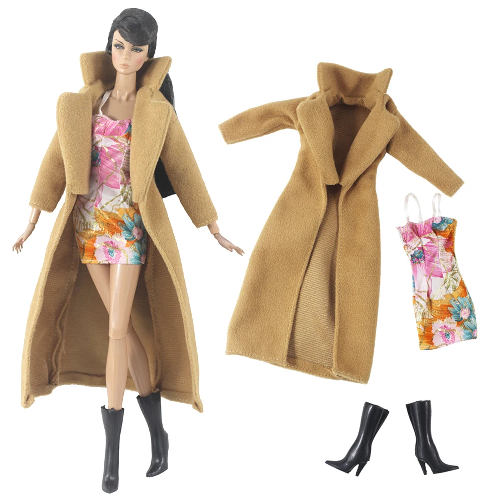 NK 1 Set Fashion Noble Sweater for 1/6 Doll Clothes Long Coat +Modern Top+ Black Shoes For BJD Doll Accessories Gift Toys
NK 1 Set Fashion Noble Sweater for 1/6 Doll Clothes Long Coat +Modern Top+ Black Shoes For BJD Doll Accessories Gift Toys