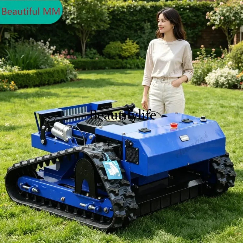 M138 Asmt Customized Remote-Controlled Lawn Mower, 550mm Track Lawn Mover, Wireless Remote Control Mower,60°climbing Grass Cutte
M138 Asmt Customized Remote-Controlled Lawn Mower, 550mm Track Lawn Mover, Wireless Remote Control Mower,60°climbing Grass Cutte