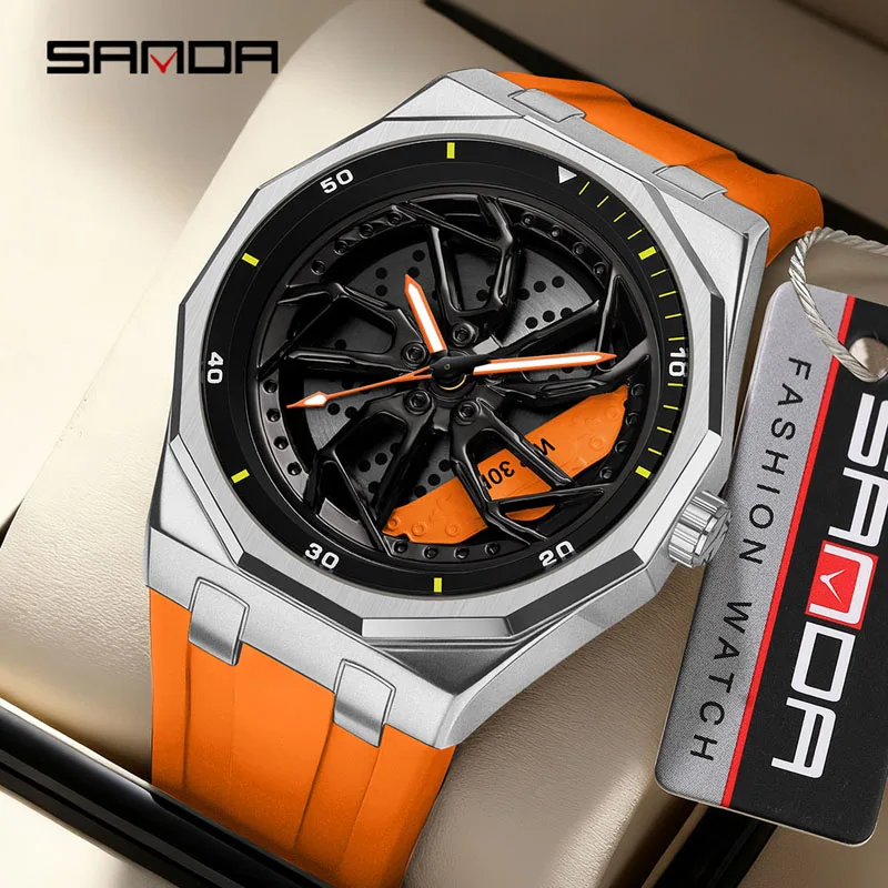 Мужские часы SANDA 1163 Trendy Wheel Hollow Rotating, водонепроницаемые (3ATM), светящиеся, ударопрочные и устойчивые к падениям, спортивные кварцевые часы.
Мужские часы SANDA 1163 Trendy Wheel Hollow Rotating, водонепроницаемые (3ATM), светящиеся, ударопрочные и устойчивые к падениям, спортивные кварцевые часы.