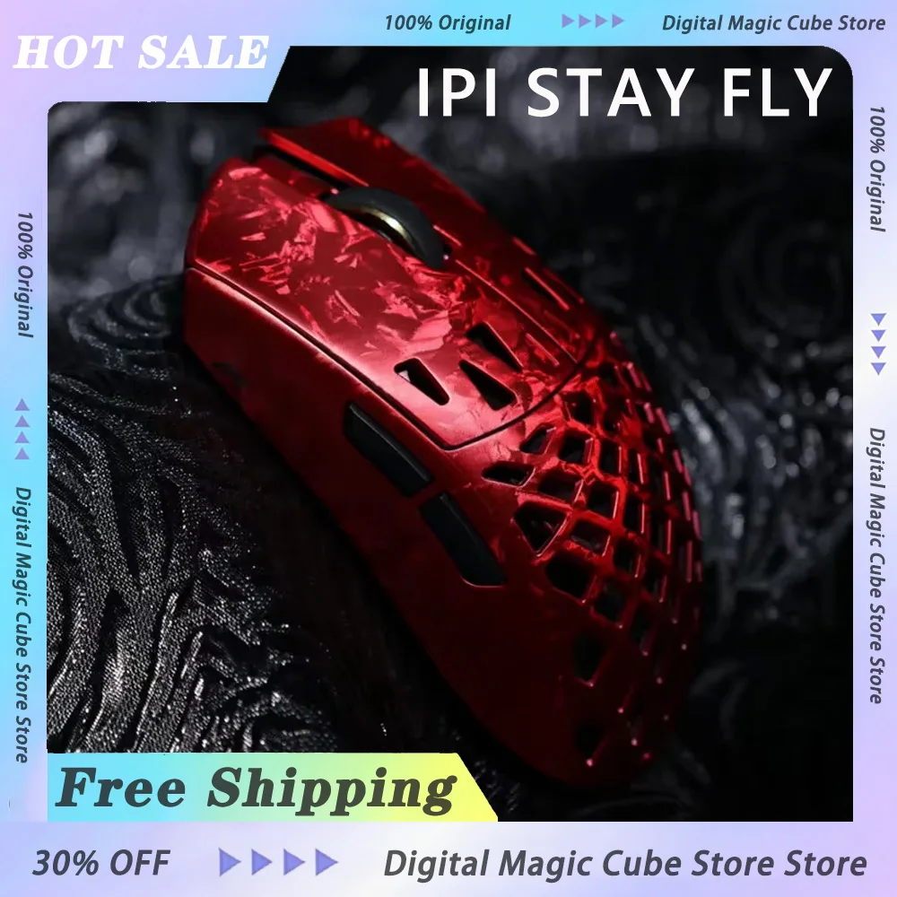 IPI STAY FLY Dual 8K PAW3950 Mouse Lightweighting 3-mode Bluetooth Wireless Gaming Mice E-sports Customized PC Accessories Gifts
IPI STAY FLY Dual 8K PAW3950 Mouse Lightweighting 3-mode Bluetooth Wireless Gaming Mice E-sports Customized PC Accessories Gifts