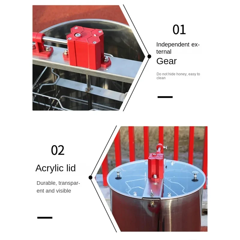 2025Beekeeping Equipment Honey Extractor Beekeeping Equipment Manual Honey Machine Stainless Steel Honey SeparatorNEW
2025Beekeeping Equipment Honey Extractor Beekeeping Equipment Manual Honey Machine Stainless Steel Honey SeparatorNEW