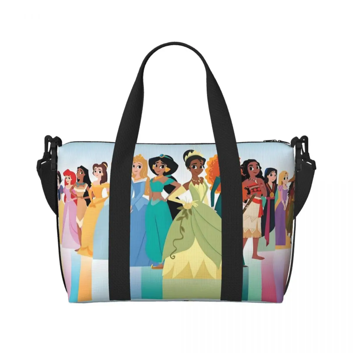 Custom Adorable Princess Beach Tote Bag for Women Cartoon Movie Kawaii Film Large Compartment Gym Beach Travel Bags 
Custom Adorable Princess Beach Tote Bag for Women Cartoon Movie Kawaii Film Large Compartment Gym Beach Travel Bags