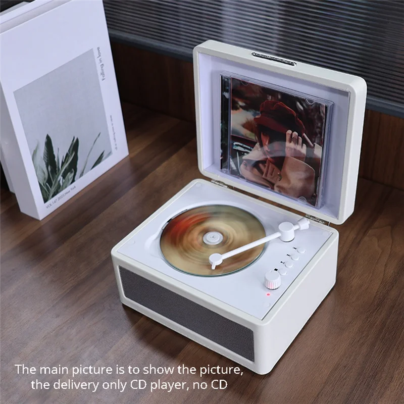 T24C Portable Wireless Bluetooth Speaker, Multi-Functional Reprodutor CD Retro, Record Audio Player
T24C Portable Wireless Bluetooth Speaker, Multi-Functional Reprodutor CD Retro, Record Audio Player