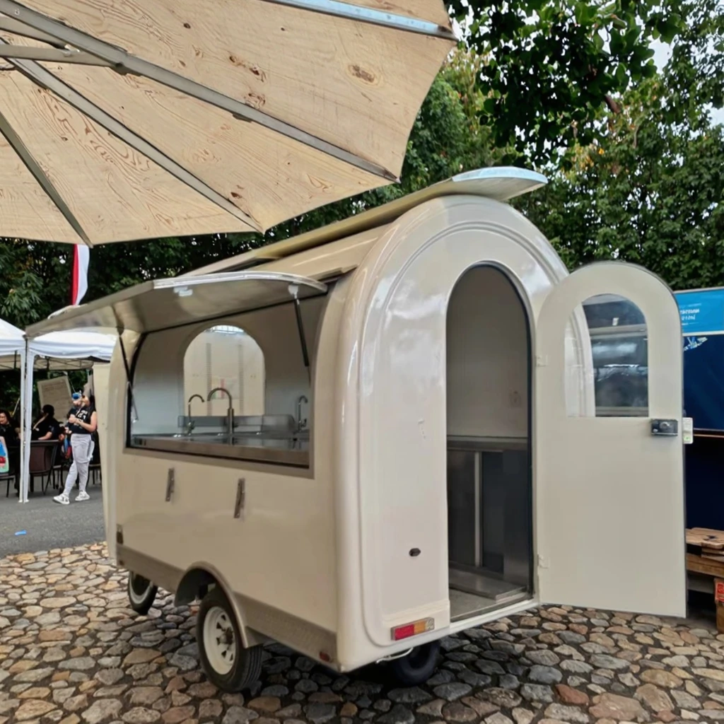 Mobile Street Food Trailer With Kitchen Equipments for Sale Mini Size Round Model Concession Food Truck
Mobile Street Food Trailer With Kitchen Equipments for Sale Mini Size Round Model Concession Food Truck