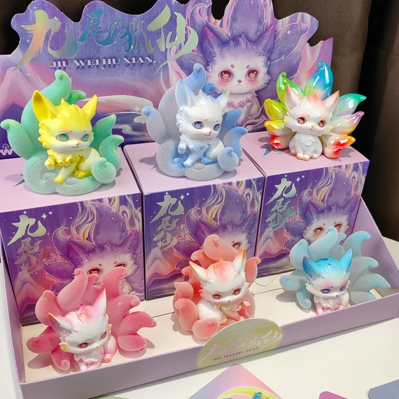 In Stock Original Nine Tailed Fox Immortal Blind Box Figure Cute Fox Doll Trendy Toy Desktop Car Ornament Toy Surprise Gifts
In Stock Original Nine Tailed Fox Immortal Blind Box Figure Cute Fox Doll Trendy Toy Desktop Car Ornament Toy Surprise Gifts