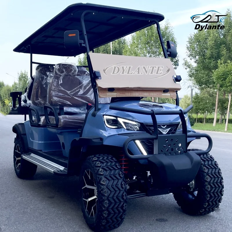 Solar Panel Golf Cart With Electromagnetic Brake Luxury Seat 60V Off-Road Club Electric Car Suitable For Shooting Range Hunting
Solar Panel Golf Cart With Electromagnetic Brake Luxury Seat 60V Off-Road Club Electric Car Suitable For Shooting Range Hunting