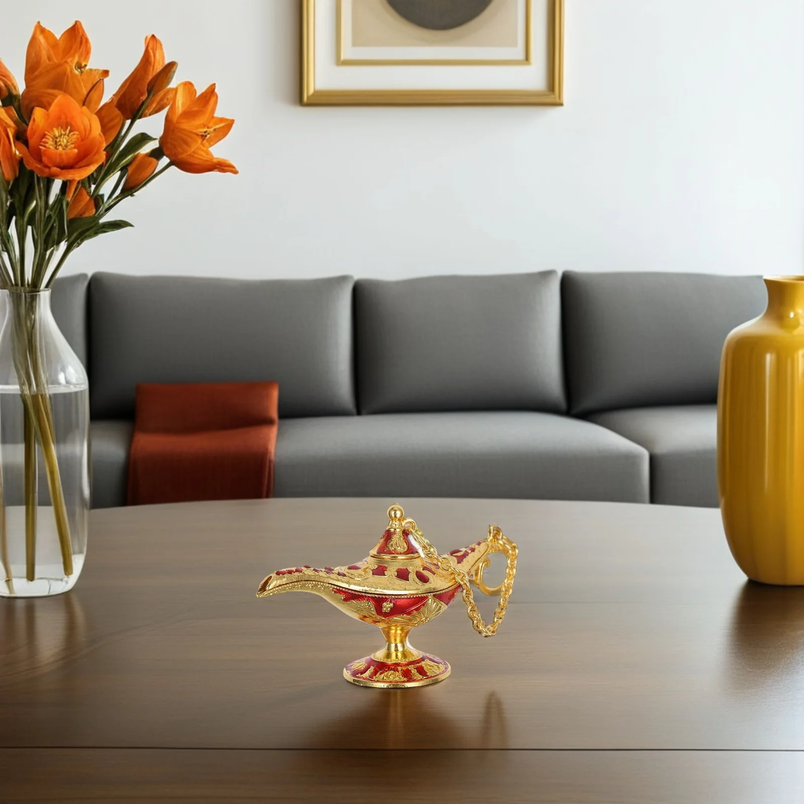 Vintage Decor Retro Arabian Style Zinc Alloy for Living Room Office Party Table Decoration
Vintage Decor Retro Arabian Style Zinc Alloy for Living Room Office Party Table Decoration