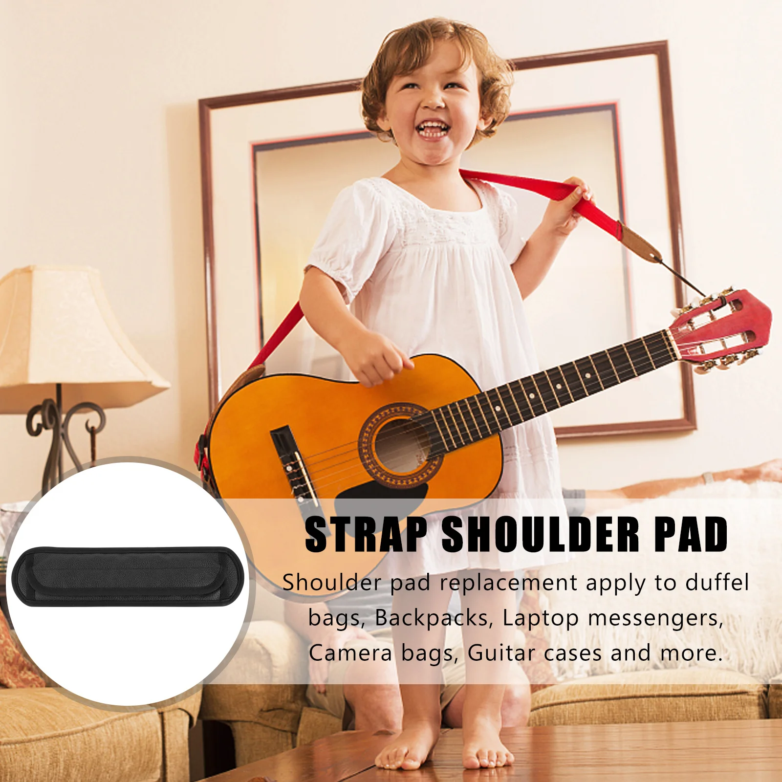 Replacement Backpack Shoulder Pad Thick Oxford Cushion Removable Protective Strap for Heavy Schoolbags Guitar Cases Laptop
Replacement Backpack Shoulder Pad Thick Oxford Cushion Removable Protective Strap for Heavy Schoolbags Guitar Cases Laptop