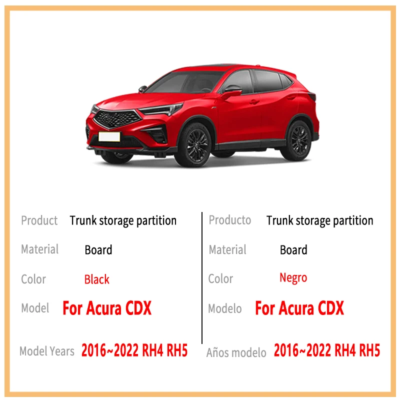 Car Accessories For Acura CDX 2016~2022 Thickening Trunk Storage Partition Multifunction Storage Auto Interior Parts Organizer
Car Accessories For Acura CDX 2016~2022 Thickening Trunk Storage Partition Multifunction Storage Auto Interior Parts Organizer