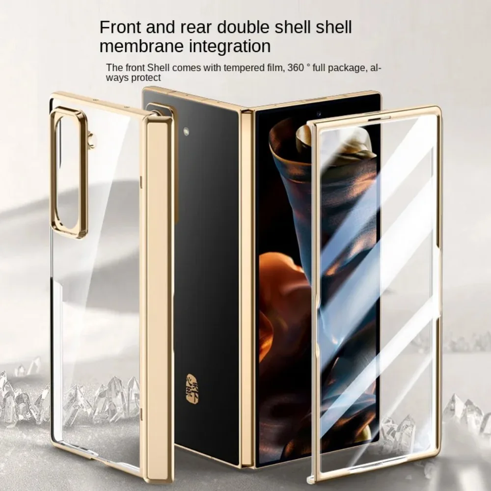 Прозрачный шарнирный чехол Platin для Samsung Galaxy Z Fold Special 7, 6, 5, 4, 3 HD, закаленное стекло, противоударный прозрачный защитный чехол
Прозрачный шарнирный чехол Platin для Samsung Galaxy Z Fold Special 7, 6, 5, 4, 3 HD, закаленное стекло, противоударный прозрачный защитный чехол