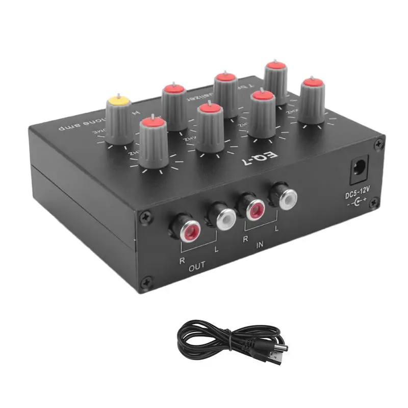 A01E-EQ-7 Car Audio Headset Amplifier 2 Channel Audio Mixer Equalizer Digital Sound Equalizer
A01E-EQ-7 Car Audio Headset Amplifier 2 Channel Audio Mixer Equalizer Digital Sound Equalizer