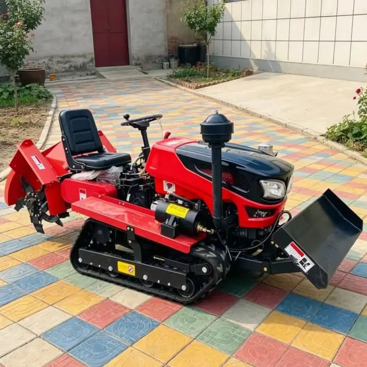 Customized Powerful & Efficient Ploughing Rotary Tiller, Bestselling Crawler Tractor, Energy-saving Crawler Rotary Tiller
Customized Powerful & Efficient Ploughing Rotary Tiller, Bestselling Crawler Tractor, Energy-saving Crawler Rotary Tiller