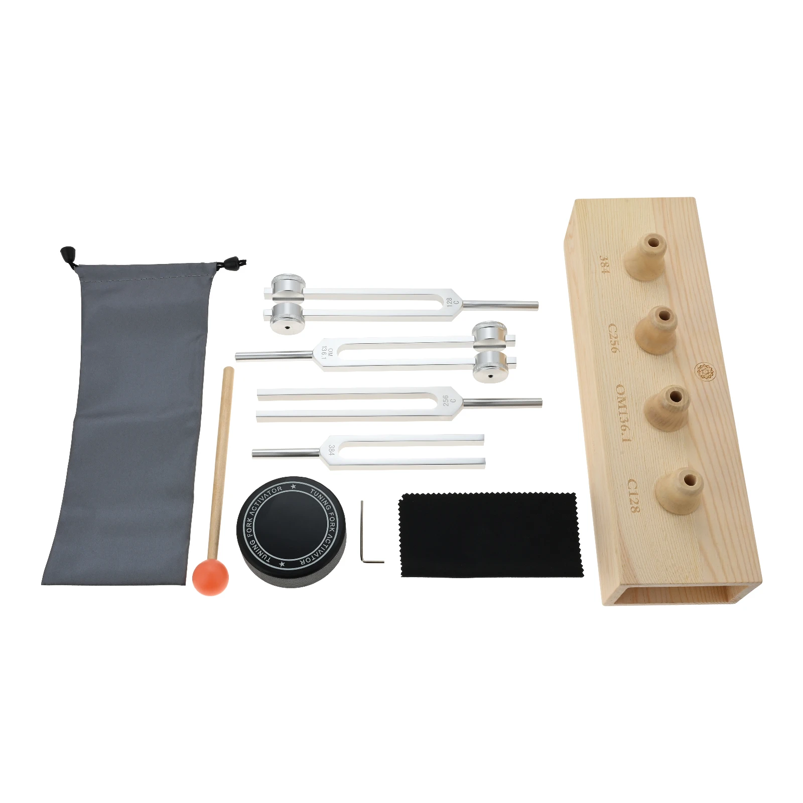 Weighted & Unweighted Tuning Fork Set 128Hz 1361Hz 256Hz 384Hz with Activator Wooden Sound Box Chakra Sound Therapy Instruments
Weighted & Unweighted Tuning Fork Set 128Hz 1361Hz 256Hz 384Hz with Activator Wooden Sound Box Chakra Sound Therapy Instruments