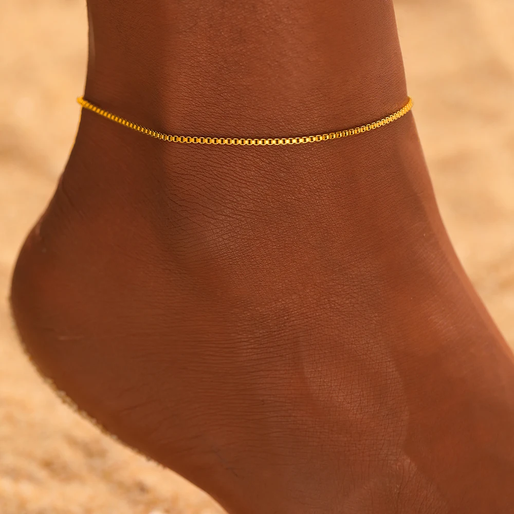 Stainless Steel Anklets Minimalist Popular Design Naked Chain Non-fading High-quality Anklet For Women Jewelry Everyday Wear New
Stainless Steel Anklets Minimalist Popular Design Naked Chain Non-fading High-quality Anklet For Women Jewelry Everyday Wear New