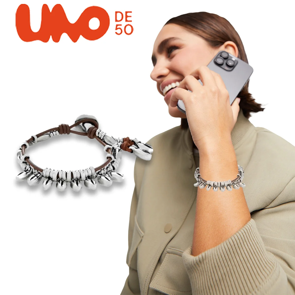 UNODE50 Bracelet Small niche design, leaf bracelet, European and American jewelry trend, personality
UNODE50 Bracelet Small niche design, leaf bracelet, European and American jewelry trend, personality