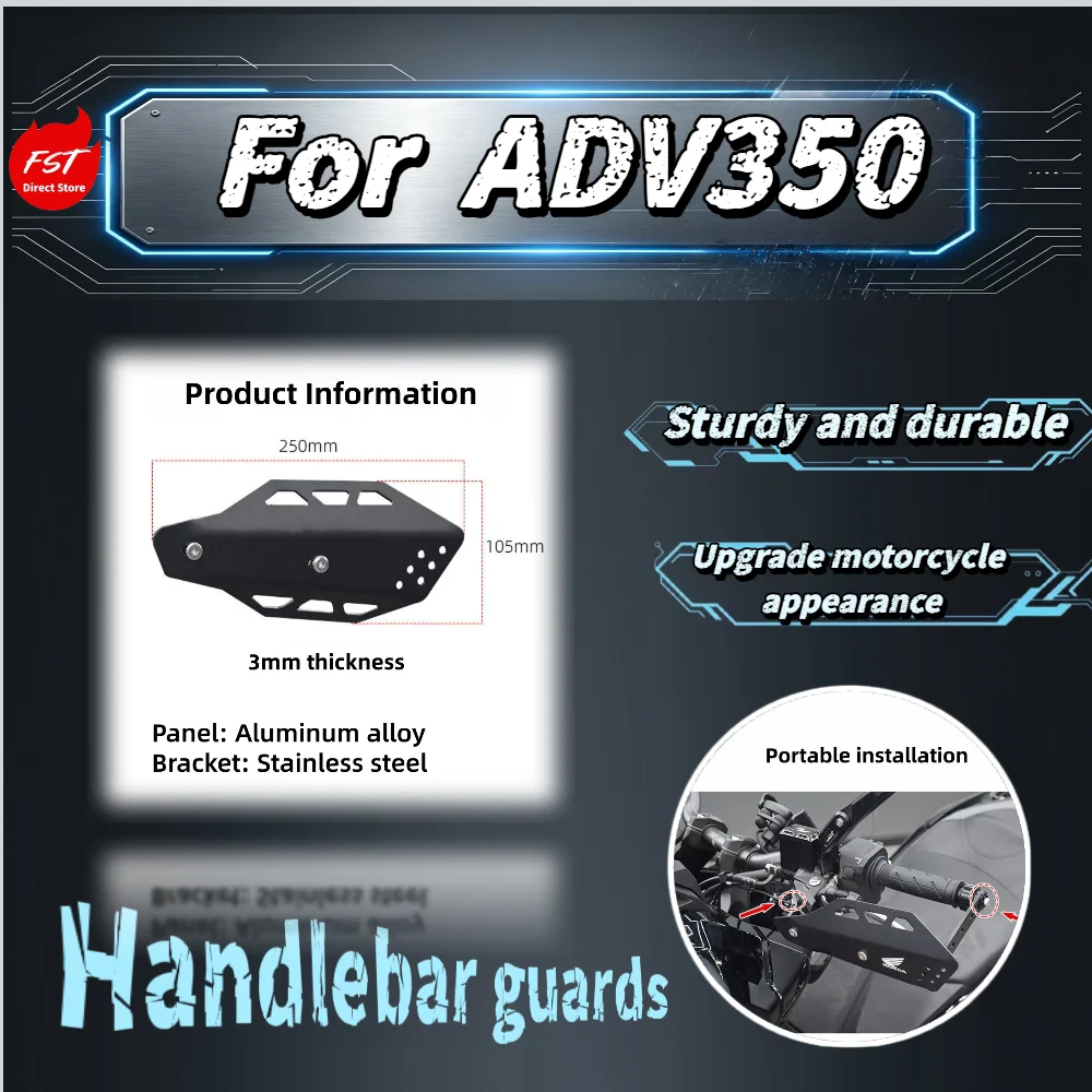 For ADV350 Handlebar Windshield Aluminum Handguard Off Road Lever Guard Protective Cover Modified Accessories
For ADV350 Handlebar Windshield Aluminum Handguard Off Road Lever Guard Protective Cover Modified Accessories