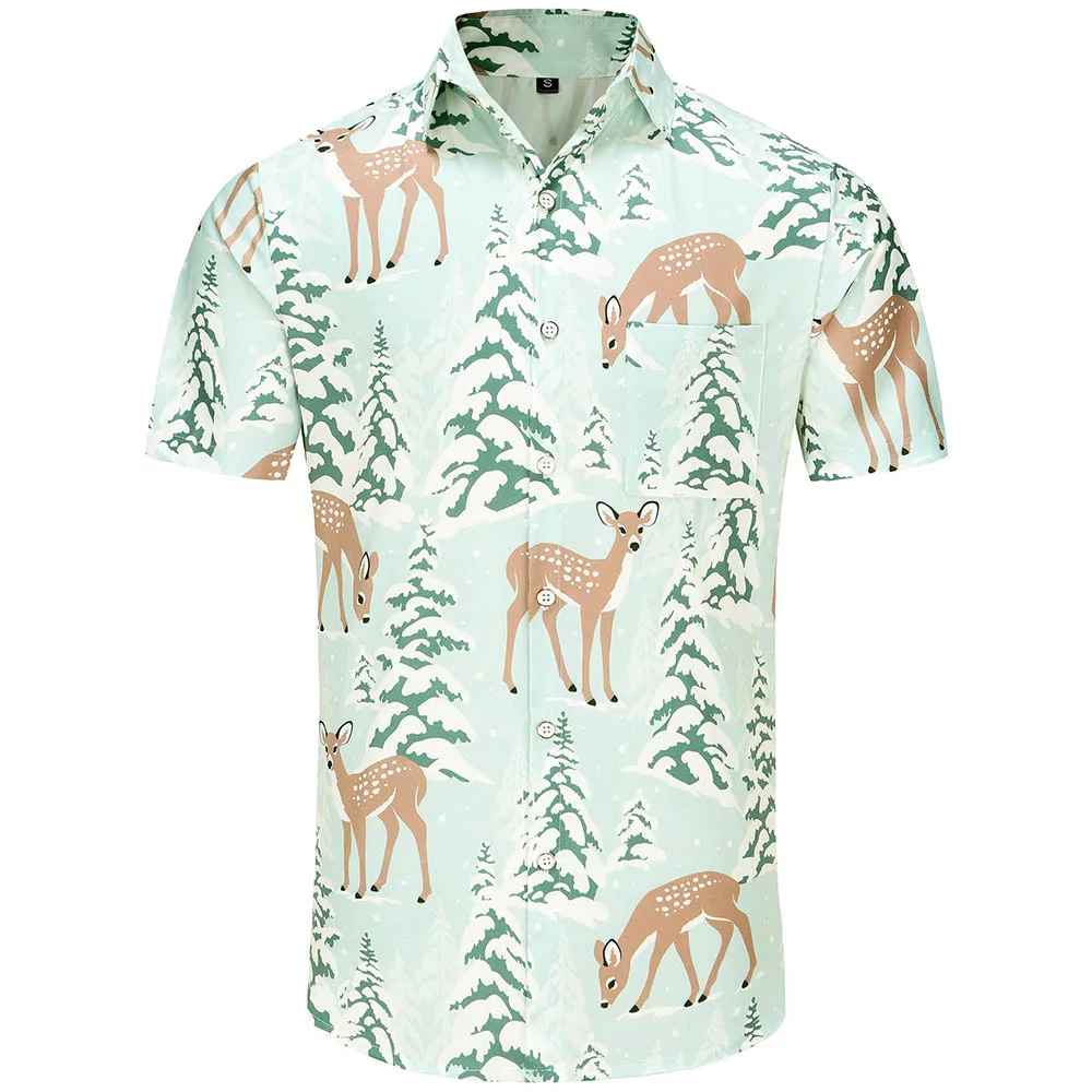 KYKU Hawaiian Shirts for Men Santa Claus Party Casual Button Down Short Sleeve Shirt with Pocket
KYKU Hawaiian Shirts for Men Santa Claus Party Casual Button Down Short Sleeve Shirt with Pocket