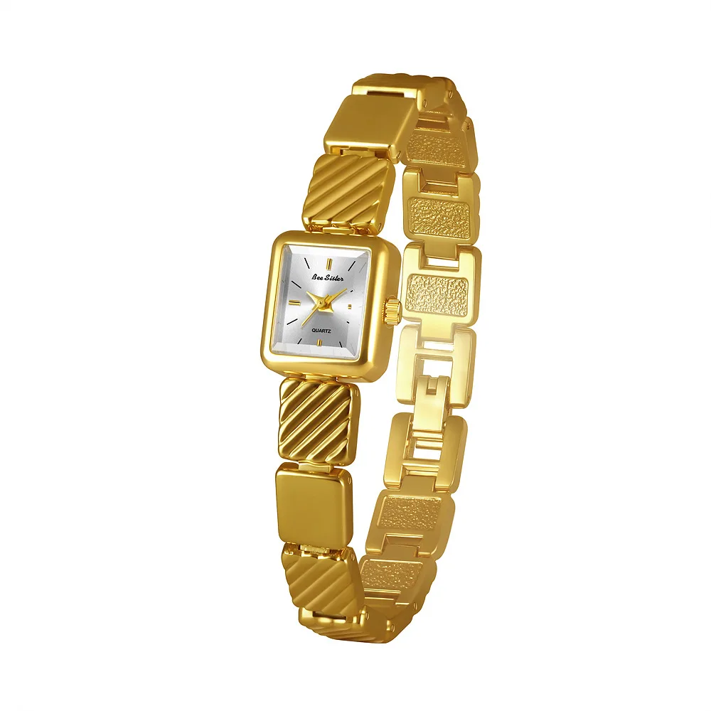 Vintage High-End Women's Watches Elegant Exquisite Gold Small Dial Quartz Block Bracelet Watch Daily Retro Luxury Woman Watch
Vintage High-End Women's Watches Elegant Exquisite Gold Small Dial Quartz Block Bracelet Watch Daily Retro Luxury Woman Watch