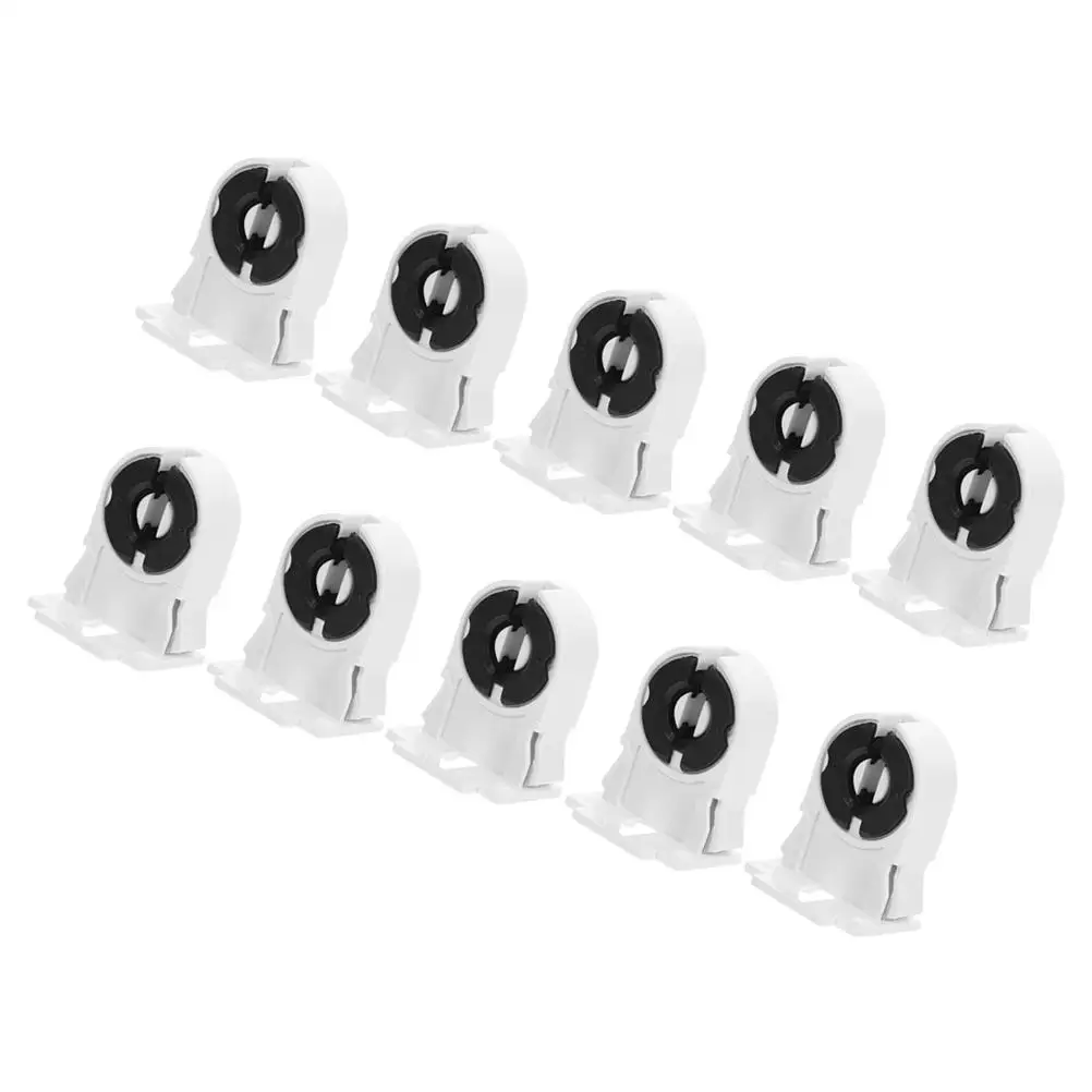 10pcs Fluorescent Lamp Holder LED Tube Light Bracket Fixture Clips Home Lighting Accessory Grid Design Long Lasting Material
10pcs Fluorescent Lamp Holder LED Tube Light Bracket Fixture Clips Home Lighting Accessory Grid Design Long Lasting Material