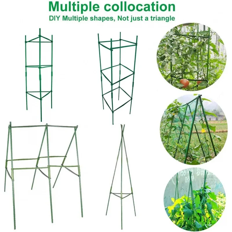 Assembleable plant support grid, tomato cage, rose climbing trellis51Inch vegetable fixing rack flower gardening support
Assembleable plant support grid, tomato cage, rose climbing trellis51Inch vegetable fixing rack flower gardening support