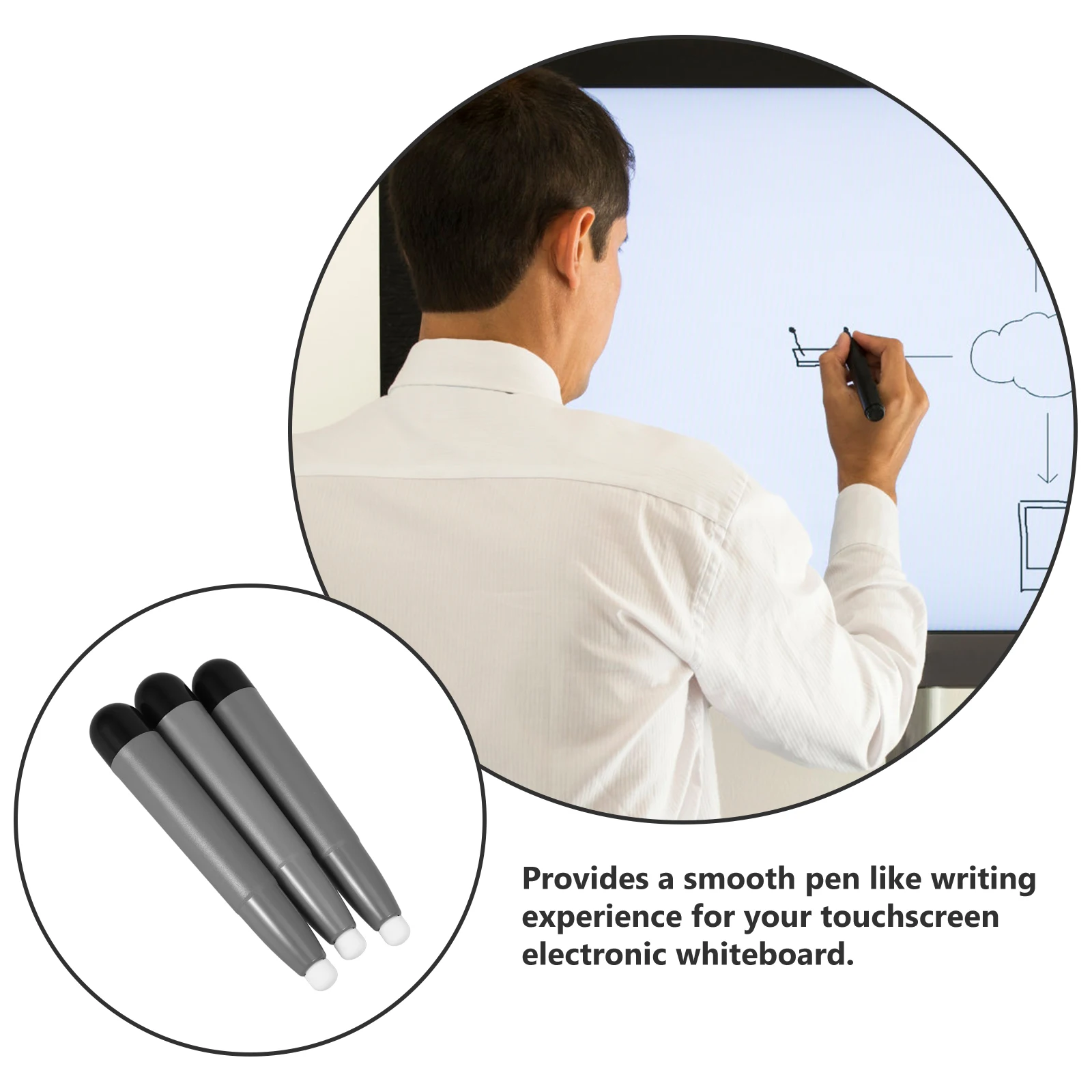 3Pcs Universal Capacitive Touch Screen Pen Whiteboard Writing Pen Portable Precision Stylus Stylus Pens Screen Touch Pens
3Pcs Universal Capacitive Touch Screen Pen Whiteboard Writing Pen Portable Precision Stylus Stylus Pens Screen Touch Pens