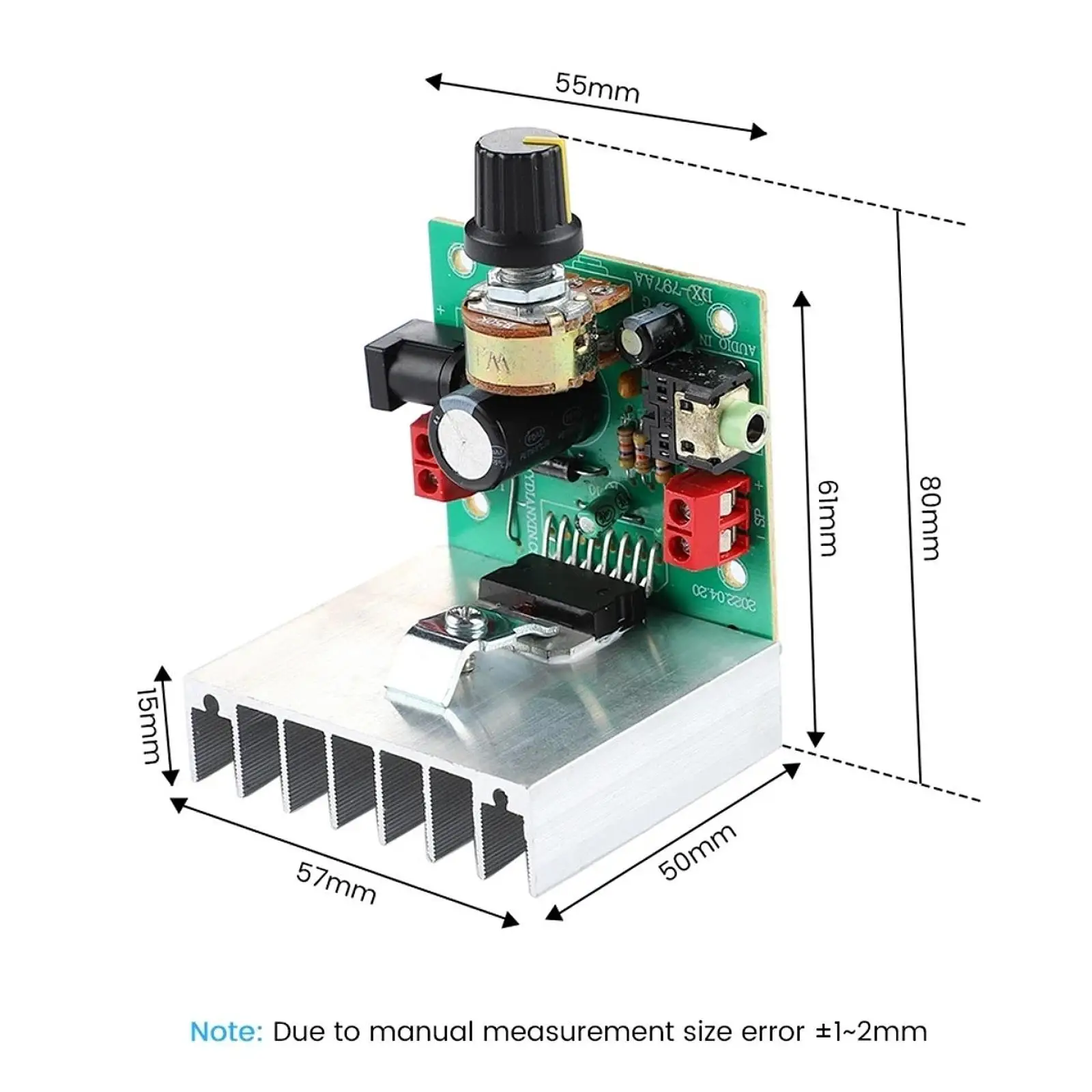 Power Amplifier Module 33W Plus 33W Speaker Amplifier Board Metal Plastic for Computer Bookshelf Speakers
Power Amplifier Module 33W Plus 33W Speaker Amplifier Board Metal Plastic for Computer Bookshelf Speakers