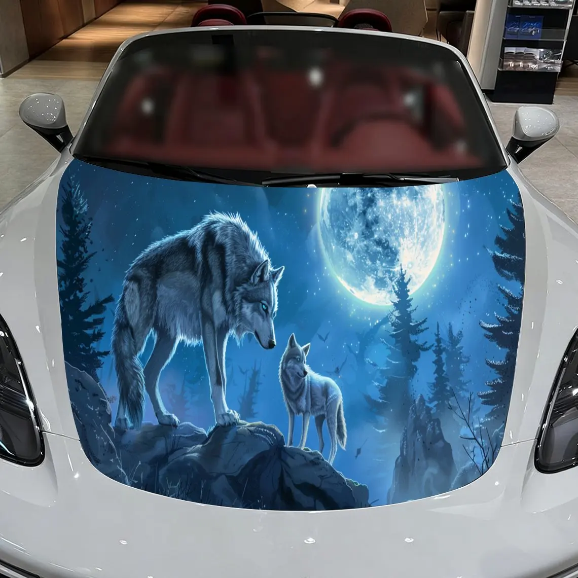Peaceful Moonlit Wolf Pack Car Hood Stickers - Self-Adhesive, Waterproof and Durable Vinyl Wrap, Decorate And Protect Your Car -
Peaceful Moonlit Wolf Pack Car Hood Stickers - Self-Adhesive, Waterproof and Durable Vinyl Wrap, Decorate And Protect Your Car -