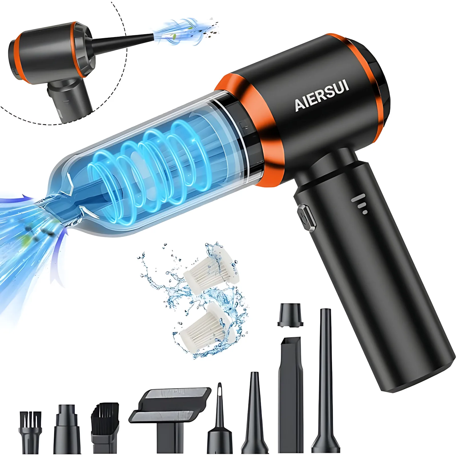 AIERSUI Mini Car Vacuum Cleaner Cordless Powerful Wireless Car Cleaner HandHeld Portable Vacuum Cleaner Cleaning Machine
AIERSUI Mini Car Vacuum Cleaner Cordless Powerful Wireless Car Cleaner HandHeld Portable Vacuum Cleaner Cleaning Machine