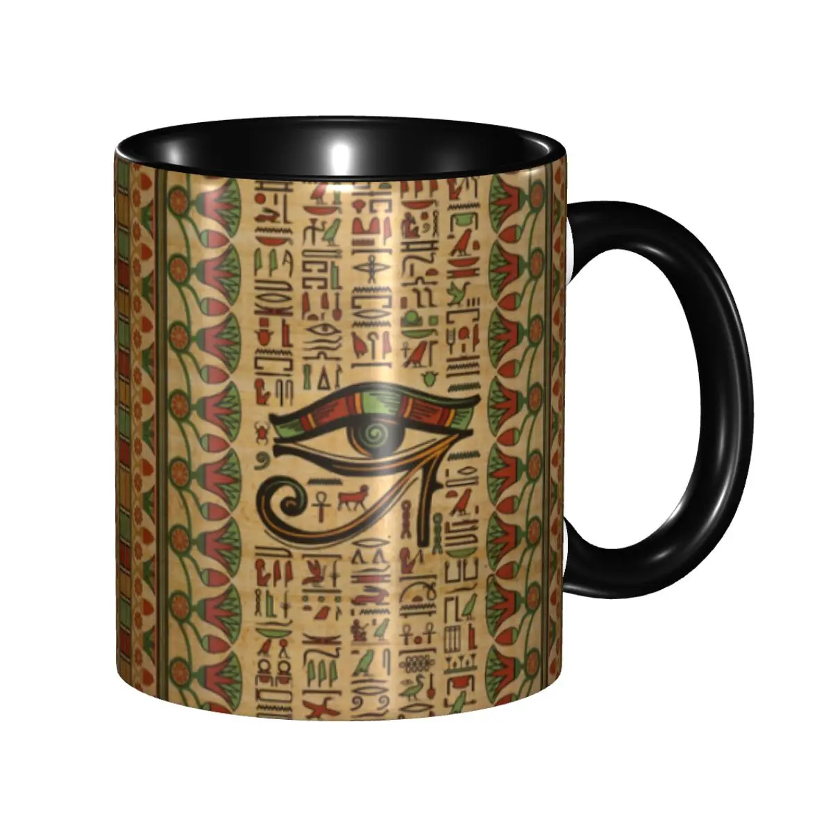 Customized Egyptian Eye Of Horus Mugs DIY Ancient Egypt Hieroglyphs Ceramic Tea Milk Coffee Cup
Customized Egyptian Eye Of Horus Mugs DIY Ancient Egypt Hieroglyphs Ceramic Tea Milk Coffee Cup