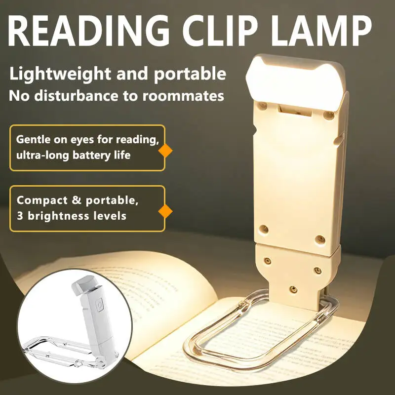 Mini USB Book Clip Light Portable Reading Lamp with Adjustable Clip for Efficient Illumination Hot Sale
Mini USB Book Clip Light Portable Reading Lamp with Adjustable Clip for Efficient Illumination Hot Sale