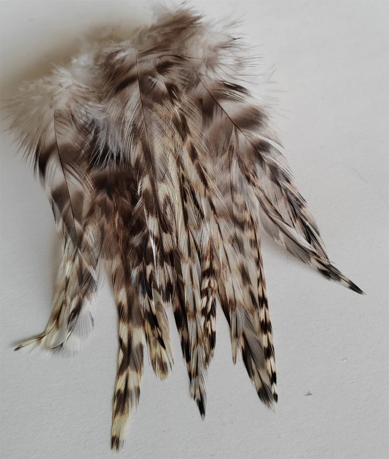 Natural Feathers! 100pcs/lot 6-8" 15-20cm NATURAL Grey Rooster feathers for extensions,feathers decoration,feathers for crafts
Natural Feathers! 100pcs/lot 6-8" 15-20cm NATURAL Grey Rooster feathers for extensions,feathers decoration,feathers for crafts