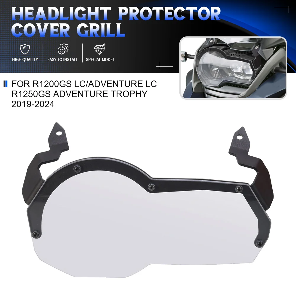 For BMW R1200GS LC/Adventure LC R1250GS Adventure Trophy 2019-2024 Motorcycle Headlight Head light Grill Guard Cover Protector
For BMW R1200GS LC/Adventure LC R1250GS Adventure Trophy 2019-2024 Motorcycle Headlight Head light Grill Guard Cover Protector