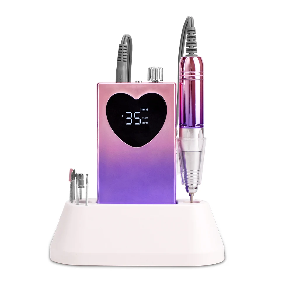2 in 1 Portable and Desktop Nail Drill Cordless Electric Nail File Manicure Pedicure Polishing Heart Nail Drill Machine
2 in 1 Portable and Desktop Nail Drill Cordless Electric Nail File Manicure Pedicure Polishing Heart Nail Drill Machine