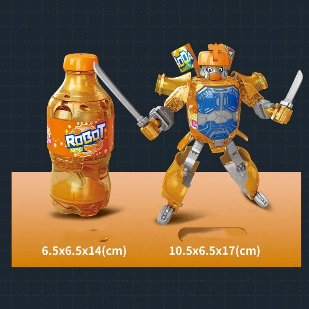 Mecha Model Deformed Soda Robot Cola Beverage Can Educational Deformation Bottle Robot Action Figures Funny Transforming Robot
Mecha Model Deformed Soda Robot Cola Beverage Can Educational Deformation Bottle Robot Action Figures Funny Transforming Robot