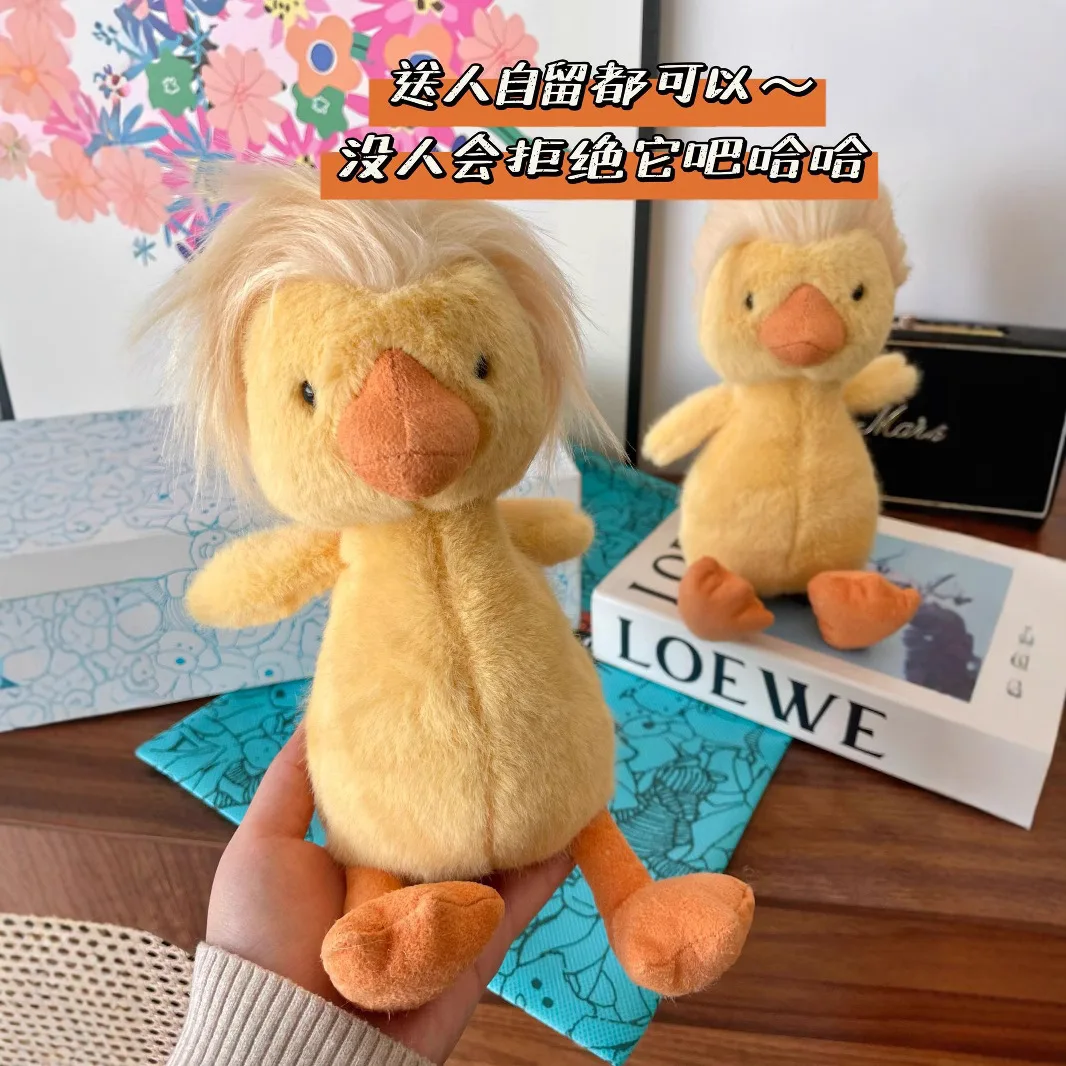 Новая плюшевая кукла Jellycat Dorite Fried Duck Kawaii, маленькая желтая утка, плюшевая игрушка, детская успокаивающая подушка, украшение для комнаты, подарок для девочек
Новая плюшевая кукла Jellycat Dorite Fried Duck Kawaii, маленькая желтая утка, плюшевая игрушка, детская успокаивающая подушка, украшение для комнаты, подарок для девочек